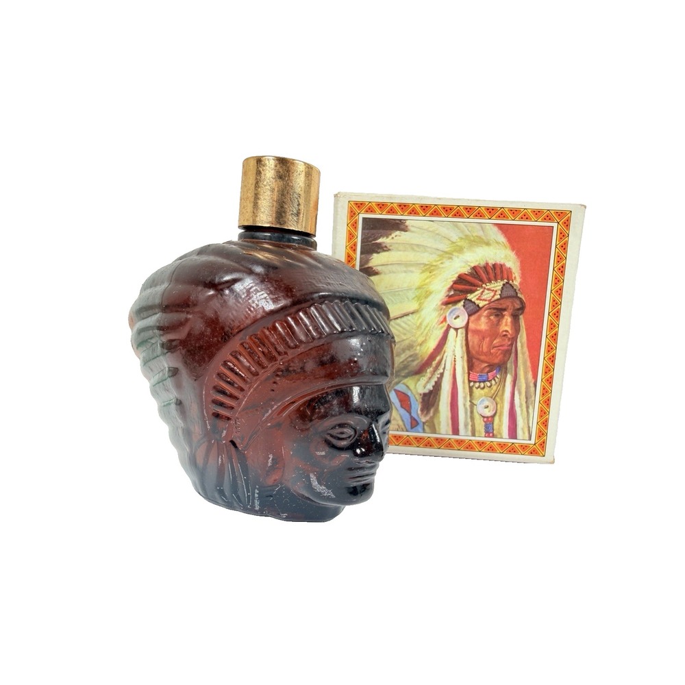 Avon Indian Chieftain Spicy Aftershave Liquid for Men 4 fl oz Bottle w/ Box